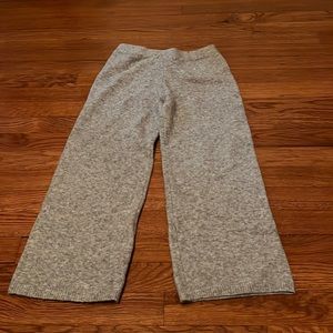 Girl Zara fleece grey wide leg jogging pants. New with tags